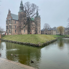 zicht op kasteel en tuinen Rosenborg, Kopenhagen