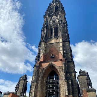 Nikolai church in Hamburg