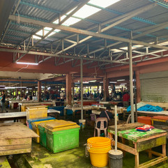 the local market in Pasar Besar, Dungun, Malaysia