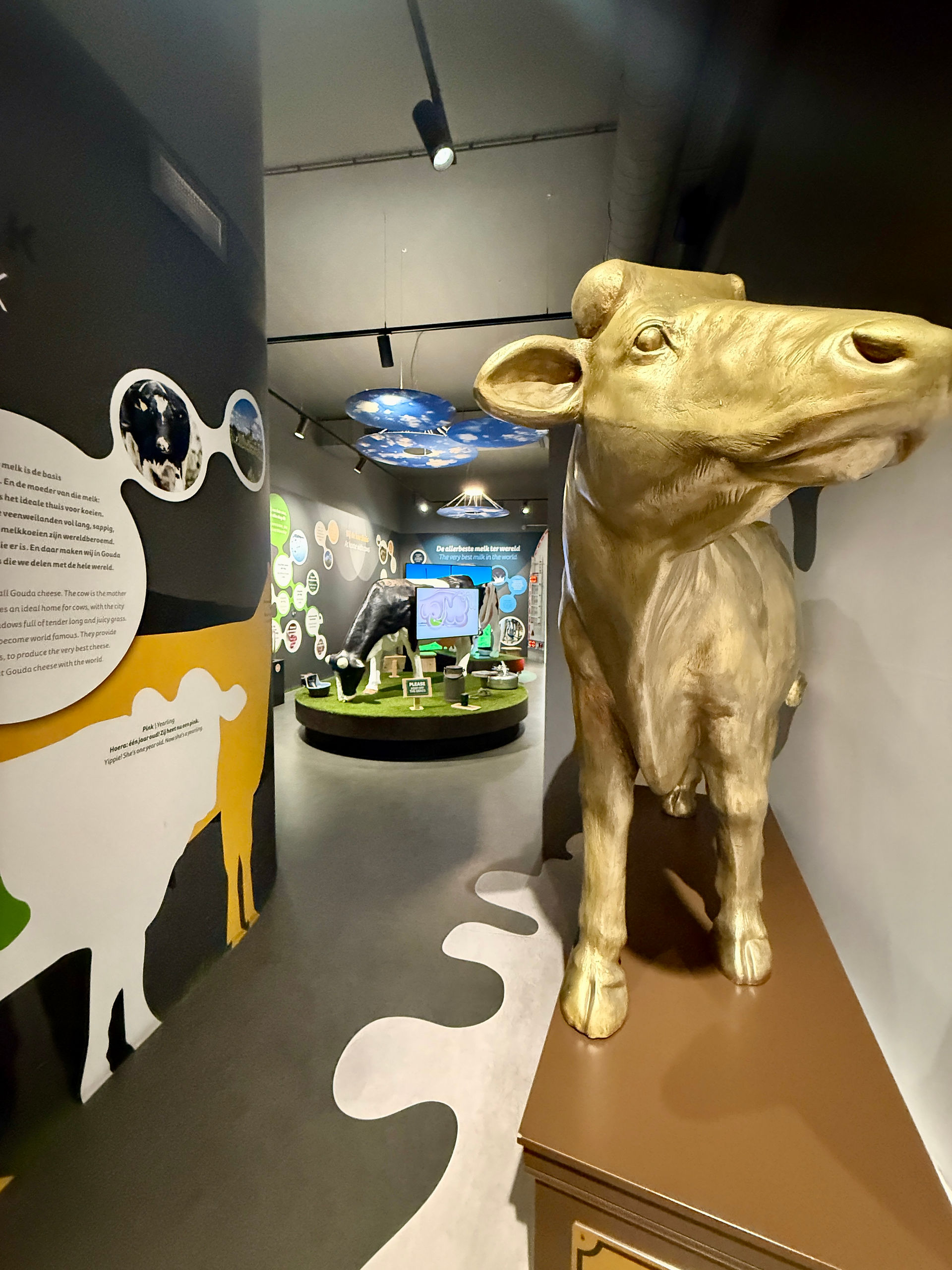 Interactief museum bij de Gouda Cheese Experience in Gouda, Nederland