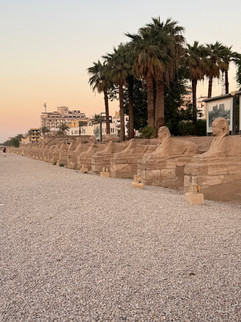 Sphinx avenue in Luxor, Egypt