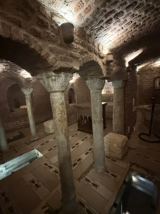 cave from the Holy Family in the church of Saint Sergius in Caïro, Egypt