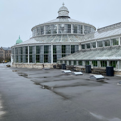 prachtige serres in Botanisk Have, Kopenhagen