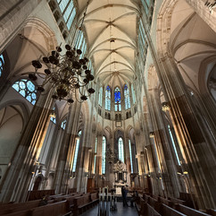 Interieur van de Domkerk in Utrecht
