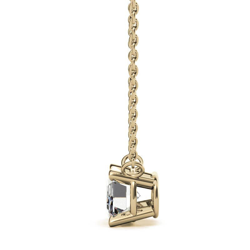 Thumbnail: 3.00 CTW AGI Certified Lab-Grown Emerald-Cut Diamond