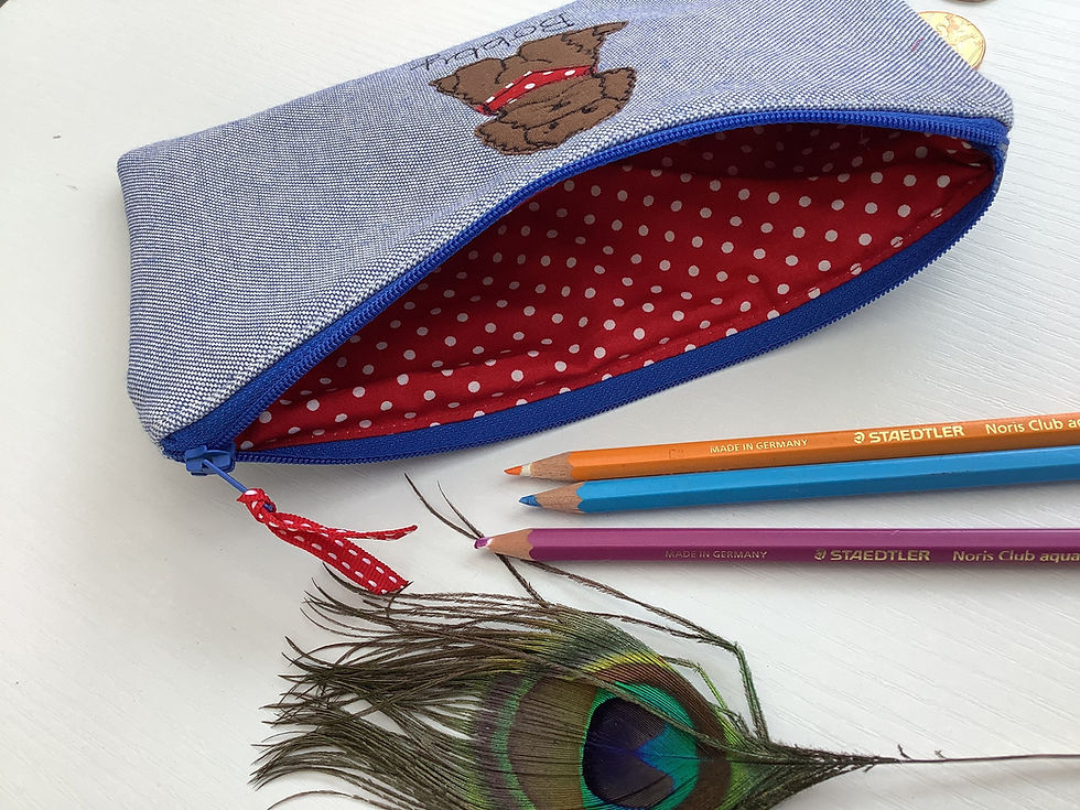 Thumbnail: Cavapoo dog Personalised Cosmetic bag