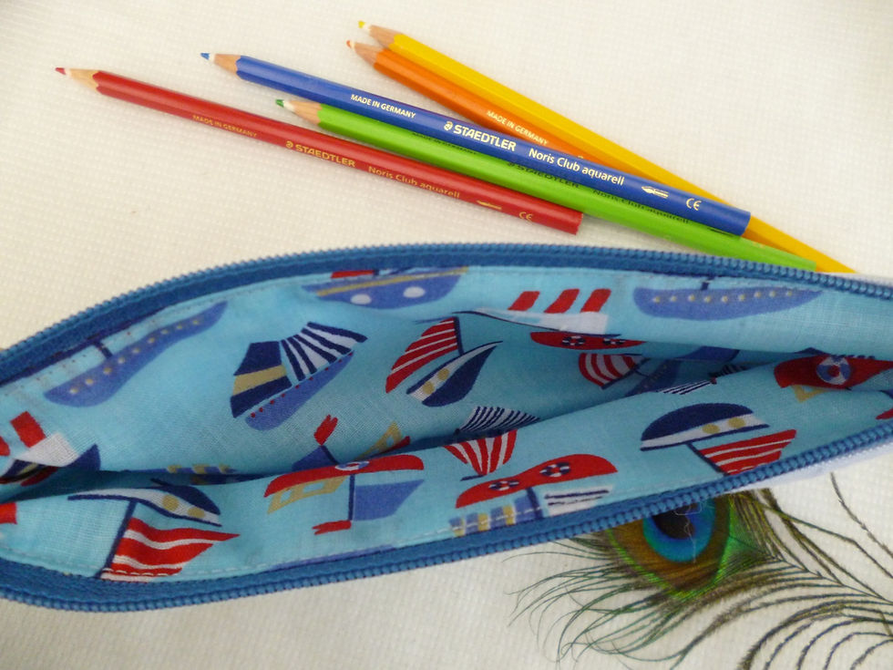Thumbnail: yacht personalised pencil pouch