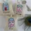Thumbnail: Personalised house keyring on linen.  Lavender scented with choice of blue or pink.  ribbon and split ring fastening