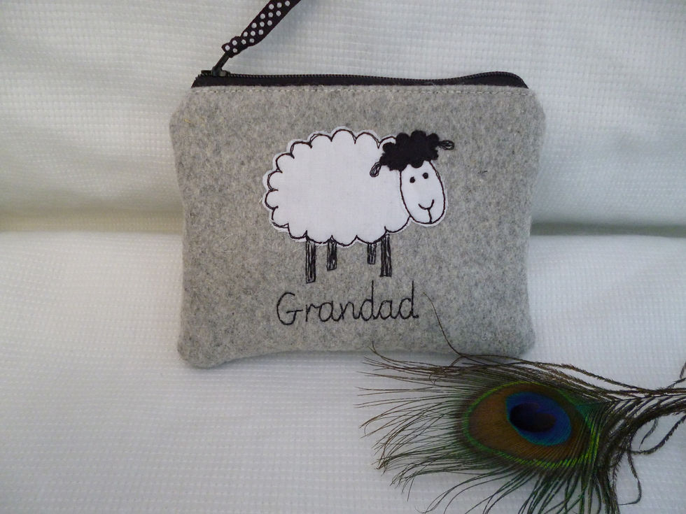 Thumbnail: Sheep personalised purse gift