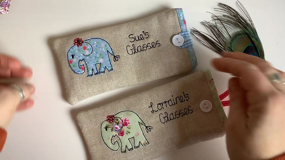Thumbnail: Elephant Personalised Glasses/Sunglasses Case