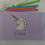 Thumbnail: Personalised unicorn embroidered makeup bag