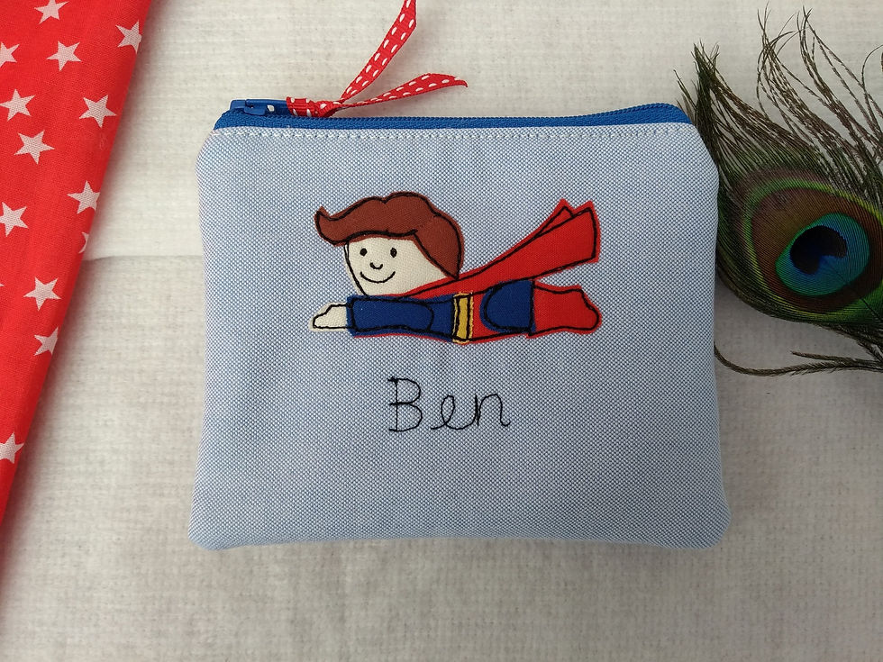 Thumbnail: Superman personalised purse