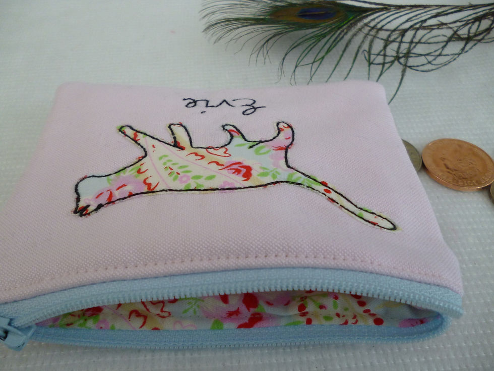 Thumbnail: Cat personalised purse gift