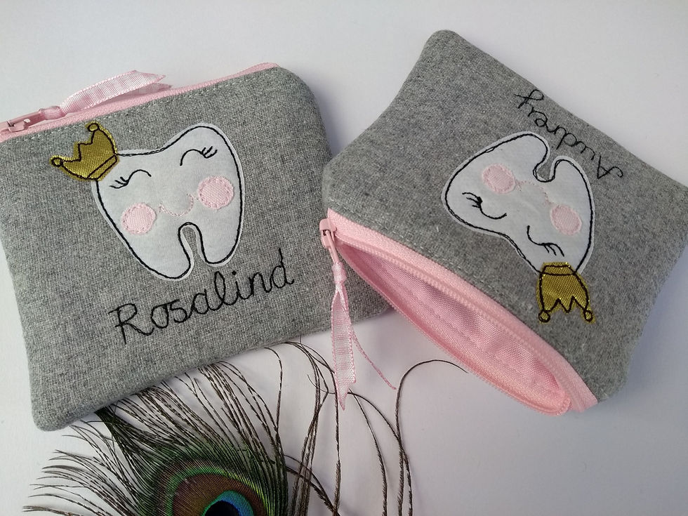 Thumbnail: Princess tooth fairy purse personalised gift