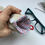 Thumbnail: Rainbow applique custom made personalised glasses spectacles sunglasses case pouch.  Gift for pride choice of design