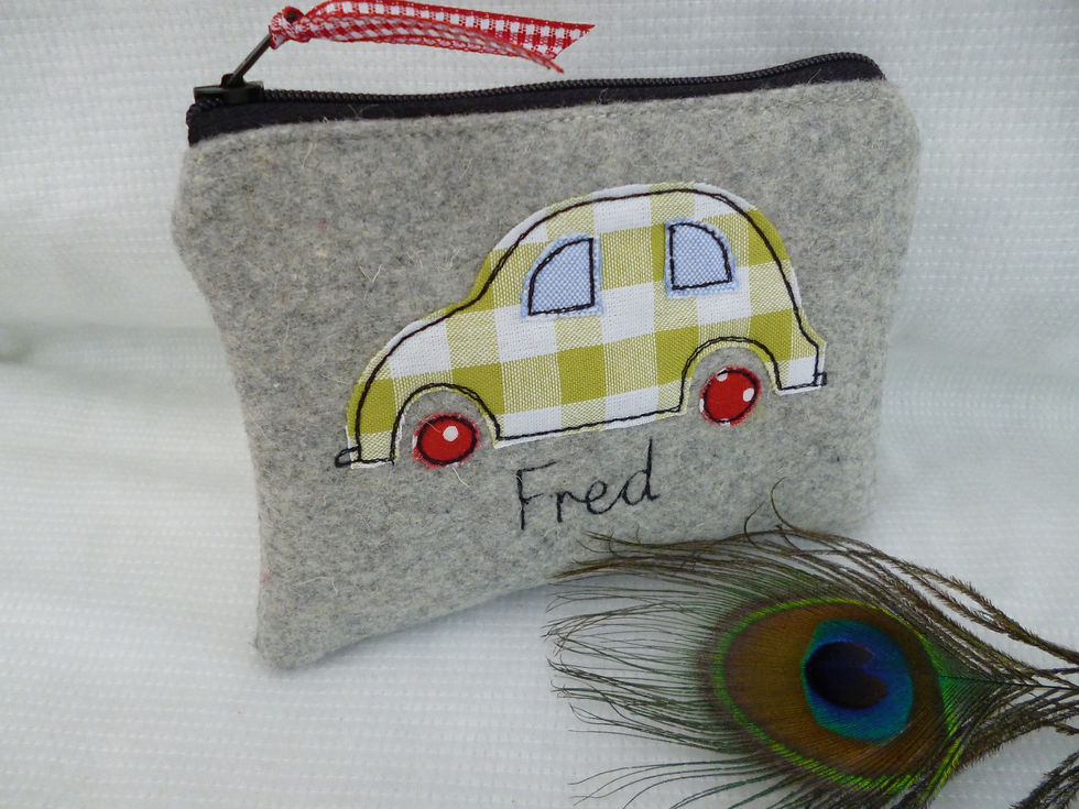 Thumbnail: Car personalised pouch