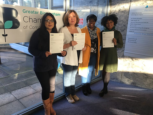 MBL Academy - SFEDI Graduates 2018 - Birmingham Chamber of Commerce