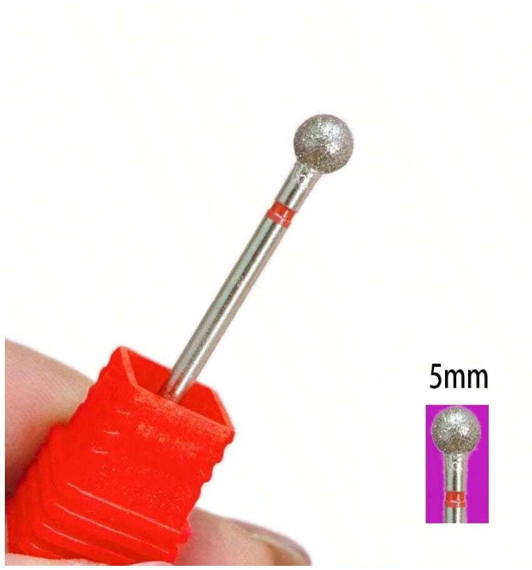 Broca de diamante de forma esférica (punta de bola)