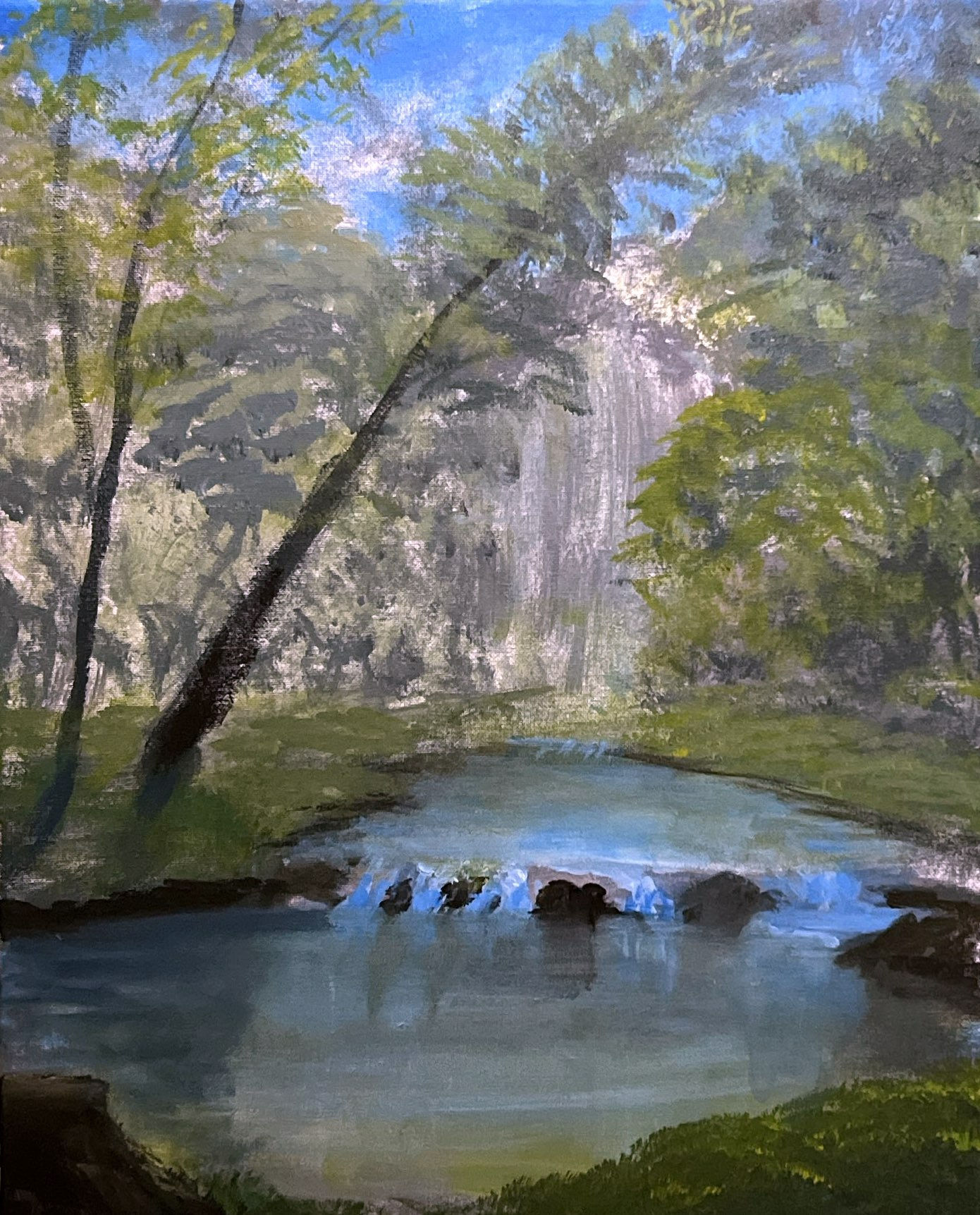 Babbling Brook in Branson art print