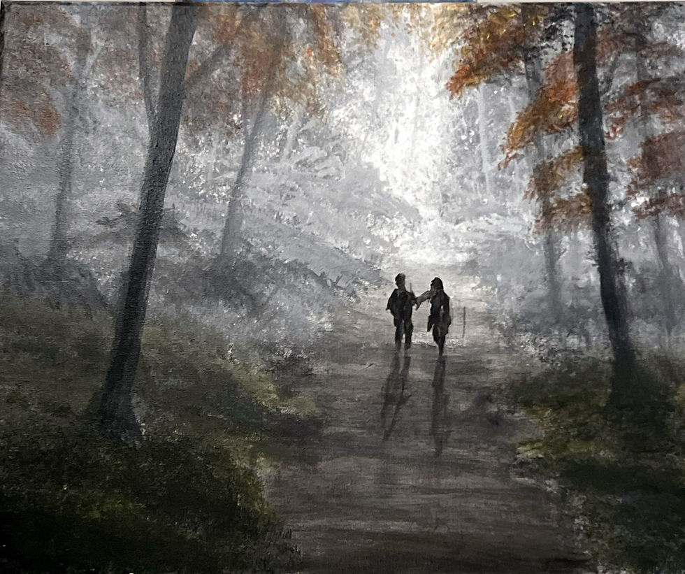 Memory lane art print