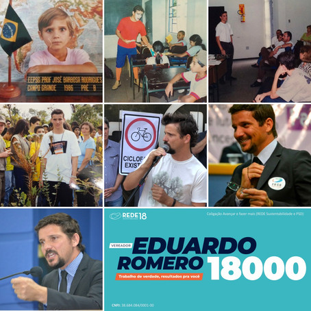 Eduardo Romero é candidato a vereador pelo Rede em Campo Grande-MS