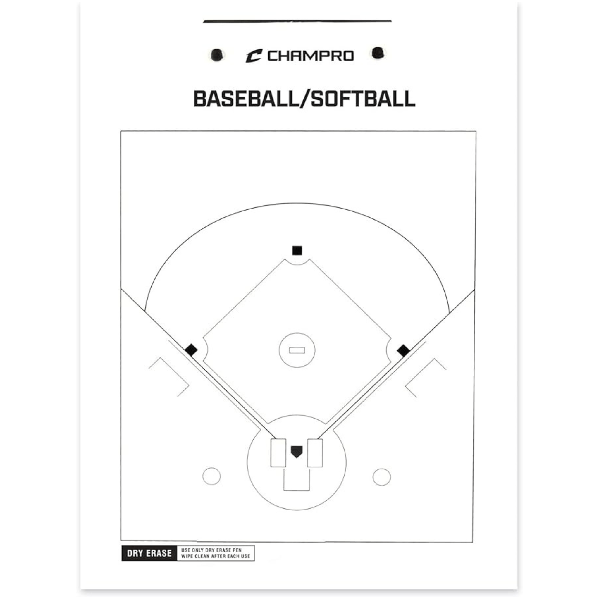 Champro Baseball/Softball Coach's Board 9" X 12"