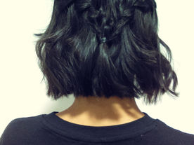 Trenza hippie para cabello corto / Hippie braid for short hair