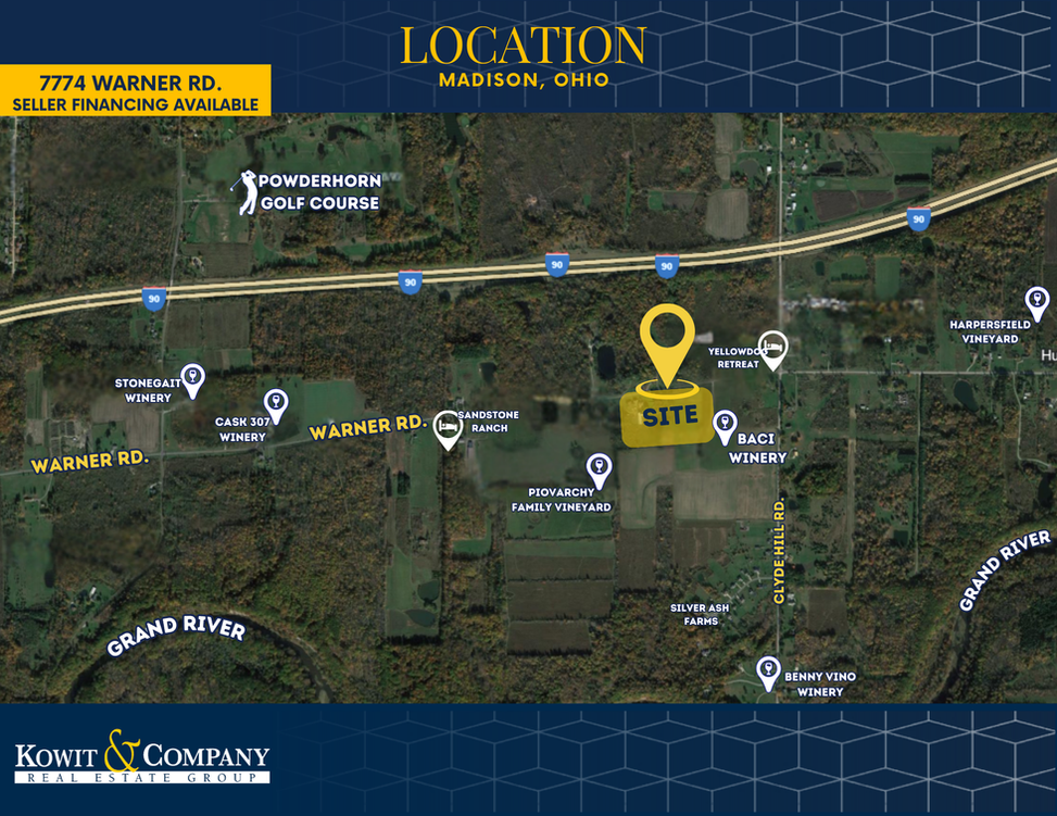 7774 Warner Rd. Location