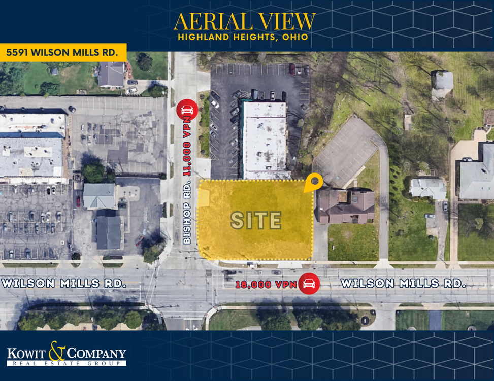 5591 Wilson Mills Rd. Aerial View