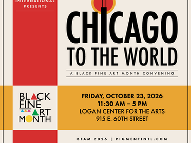 OCTOBER IS BLACK FINE ART MONTH