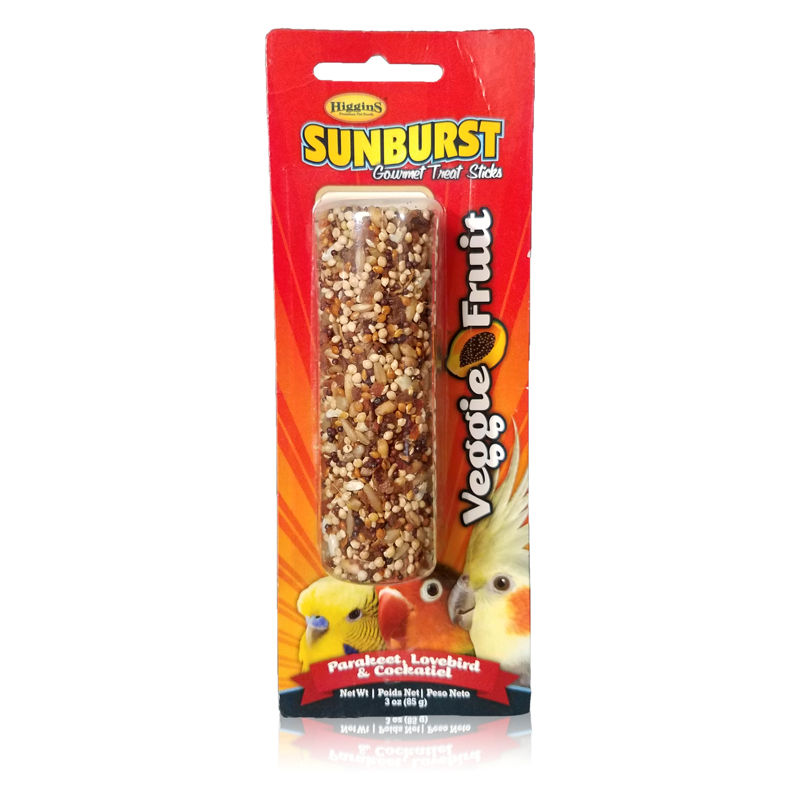 Sunburst Cockatiel Treat Stick, Veggie Fruit