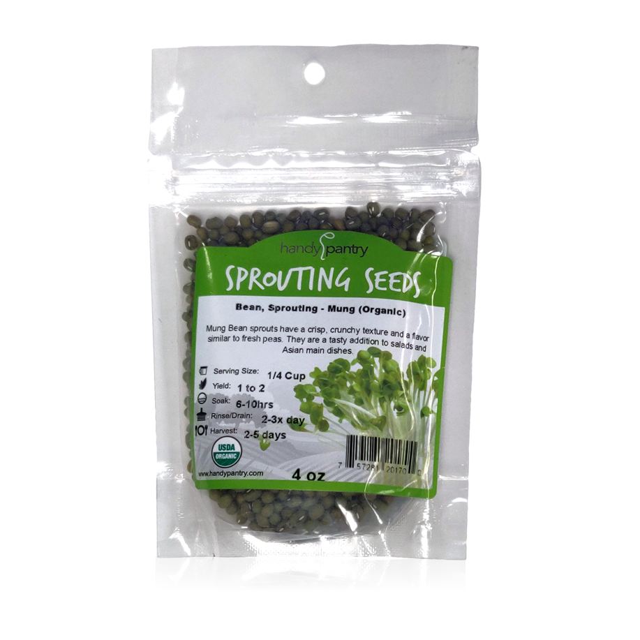 Thumbnail: Bean, Sprouting - Mung (Organic), 4 oz