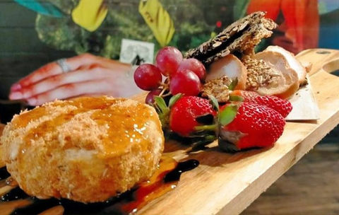 Munch Cafe Corn & Kumara Cakes