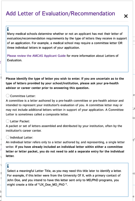 MD: Letters of Evaluation | uimedicus