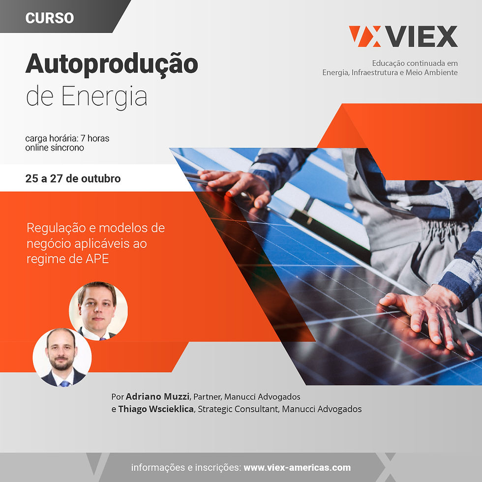 AUTOPRODUÇÃO DE ENERGIA