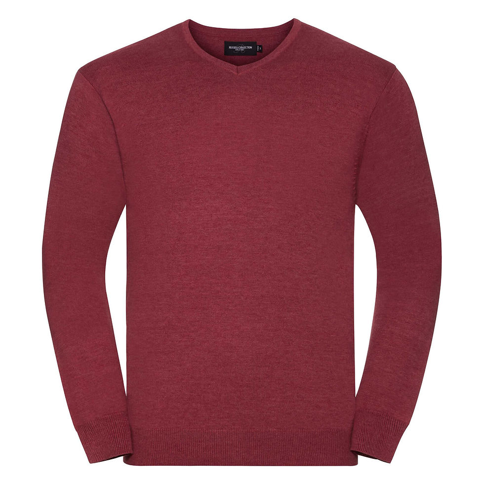 Miniatura: Men’s V-Neck Knitted Pullover