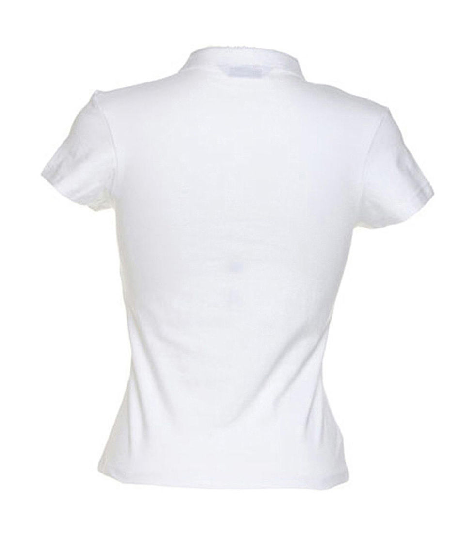 Miniatura: LADIES SHORT SLEEVE MANDARIN V-NECK TOP