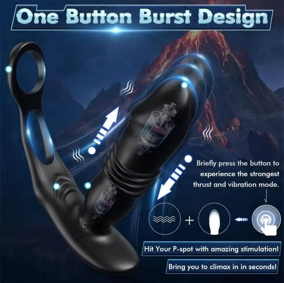 ภาพขนาดย่อ: 🔥 เมสเซอร์นวดโปรสเตท + ระบบสั่นสะเทือนอัตโนมัติ Ergonomic Details 🔥