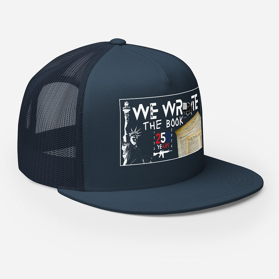 Thumbnail: All American Bucker America 250 snapback hat with exclusively trillep.com patriotic artwork, USA