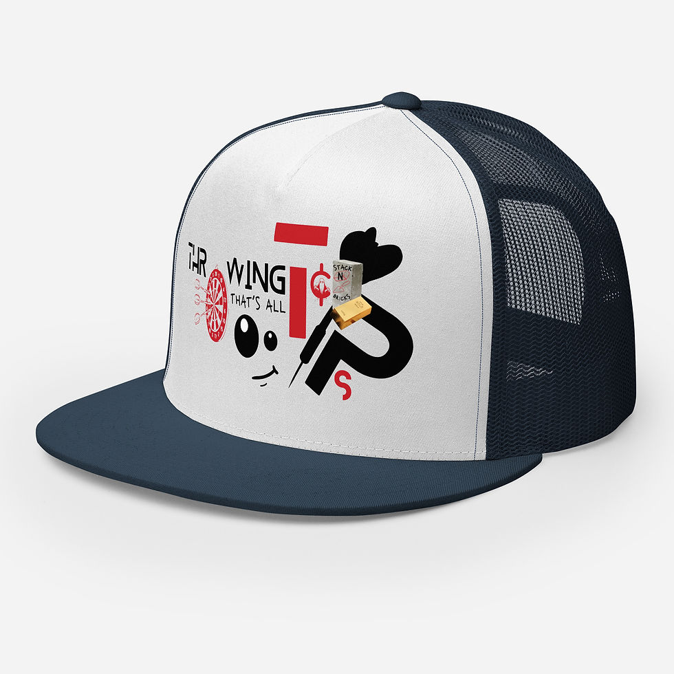 Thumbnail: Stack N Bricks, Throwing Tips that's All cap or hat for blue collar lifestyle and country streetwear style