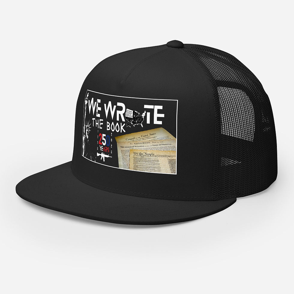 Thumbnail: All American Bucker America 250 snapback hat with exclusively trillep.com patriotic artwork, USA