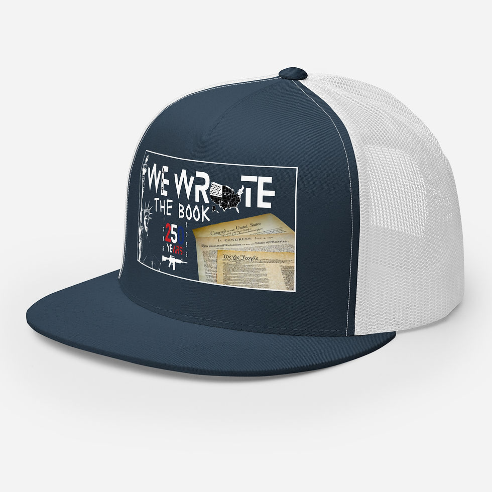 Thumbnail: All American Bucker America 250 snapback hat with exclusively trillep.com patriotic artwork, USA