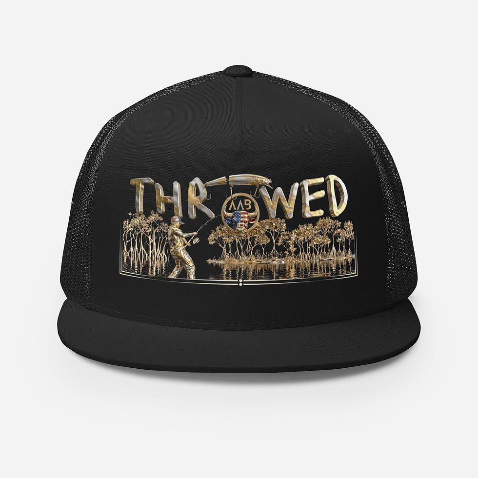 Thumbnail: Throwed Florida Native Authentic Original, fishing snapback limited edition trucker hat cap, AAB USA