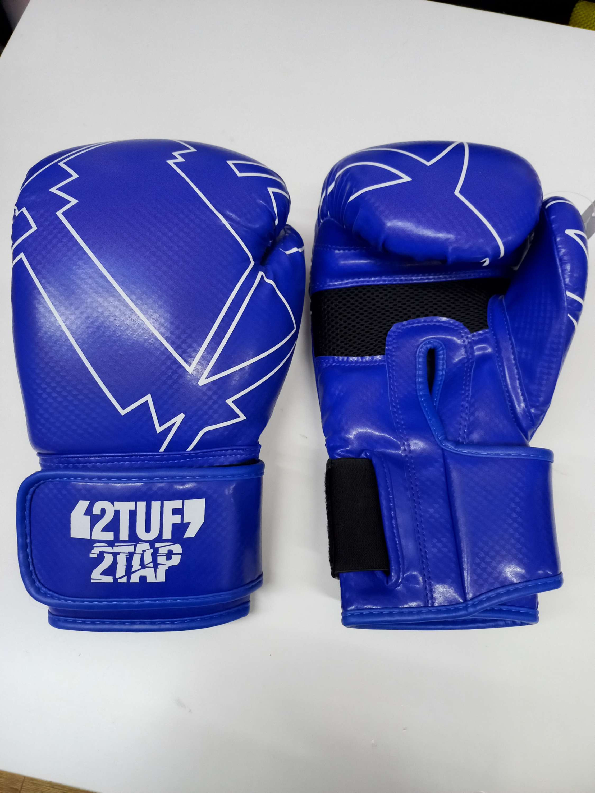 Blue 2tuf2tap glove