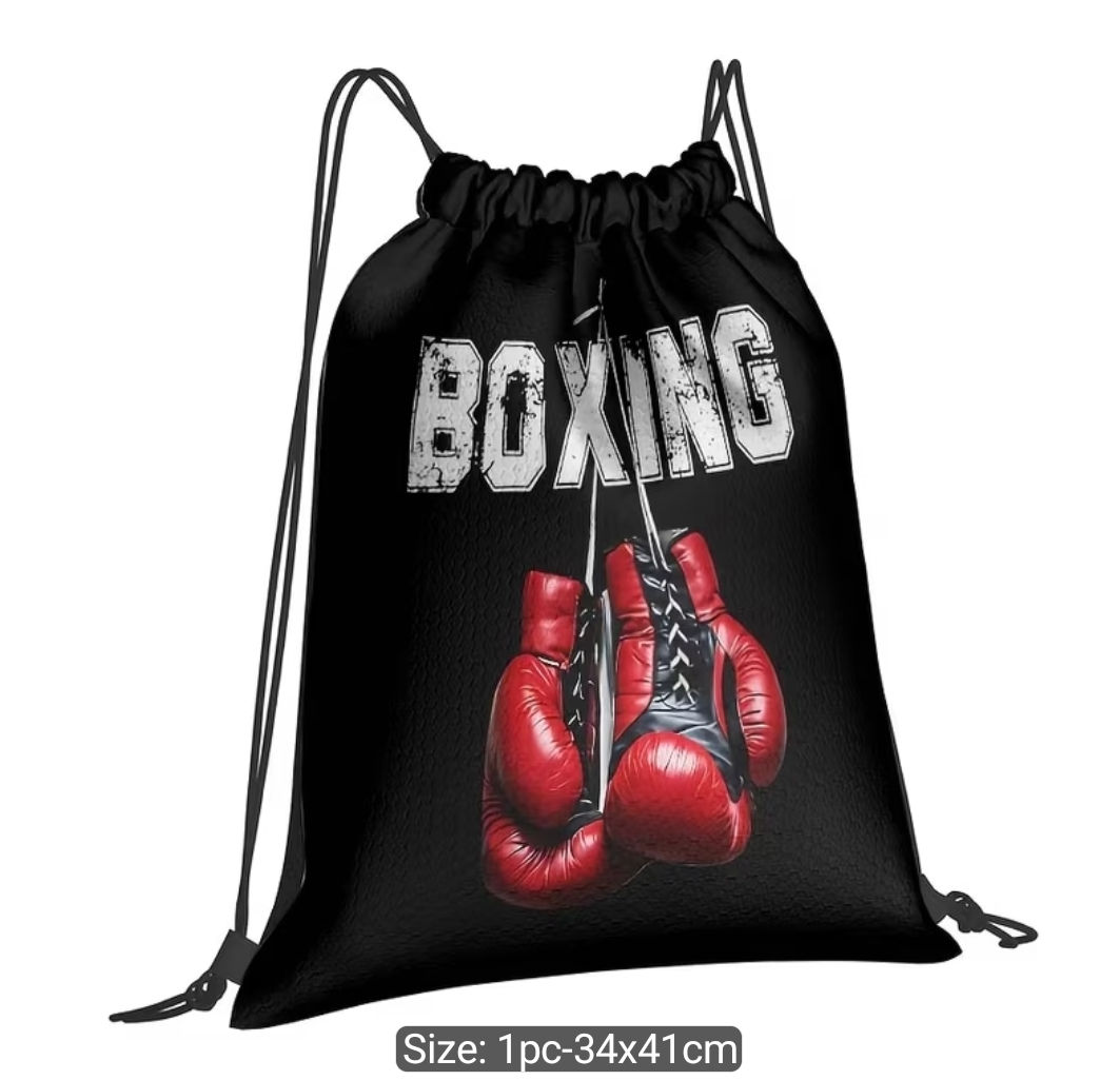Boxing fabric bag RED