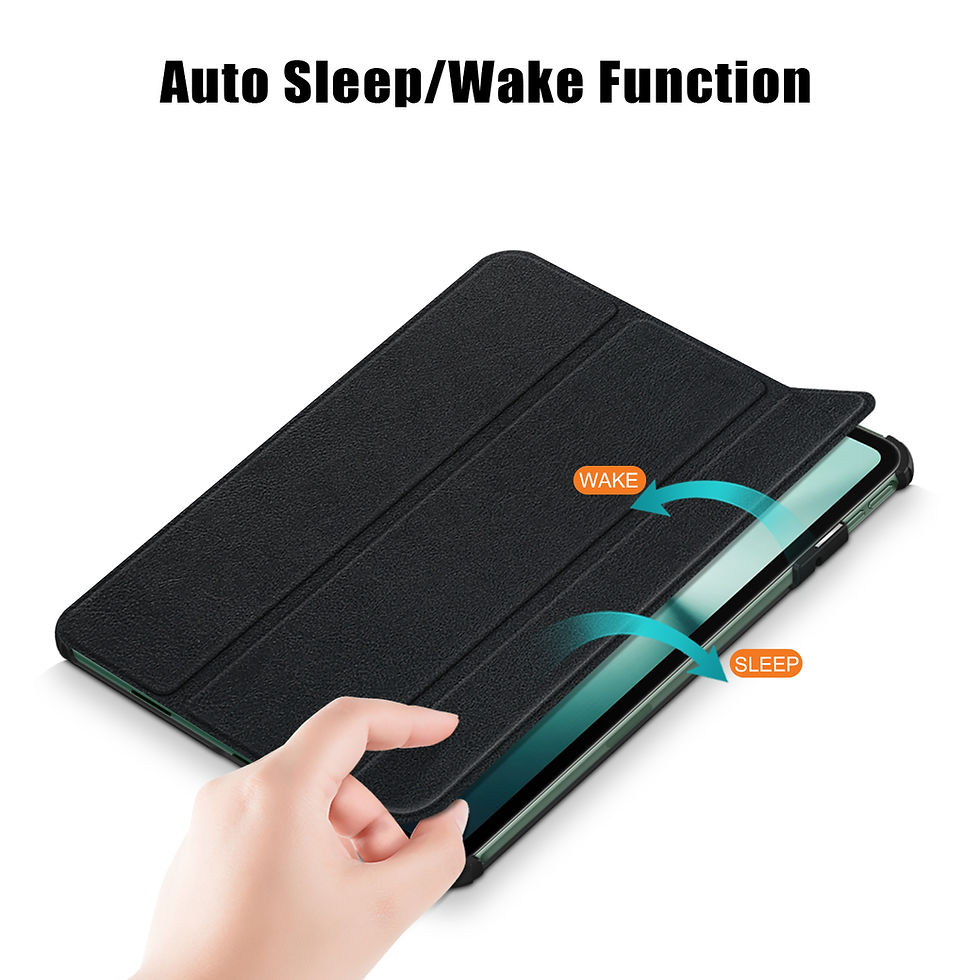 Thumbnail: Slim folio case for OPPO Pad2/3/11.61"/OnePlus Pad 11.61: Black