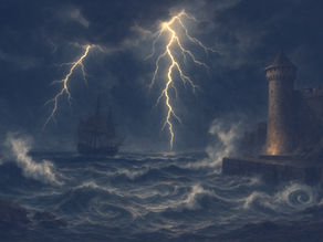 An imaginative depiction of the opening scene from Verdi’s masterpiece opera Otello
