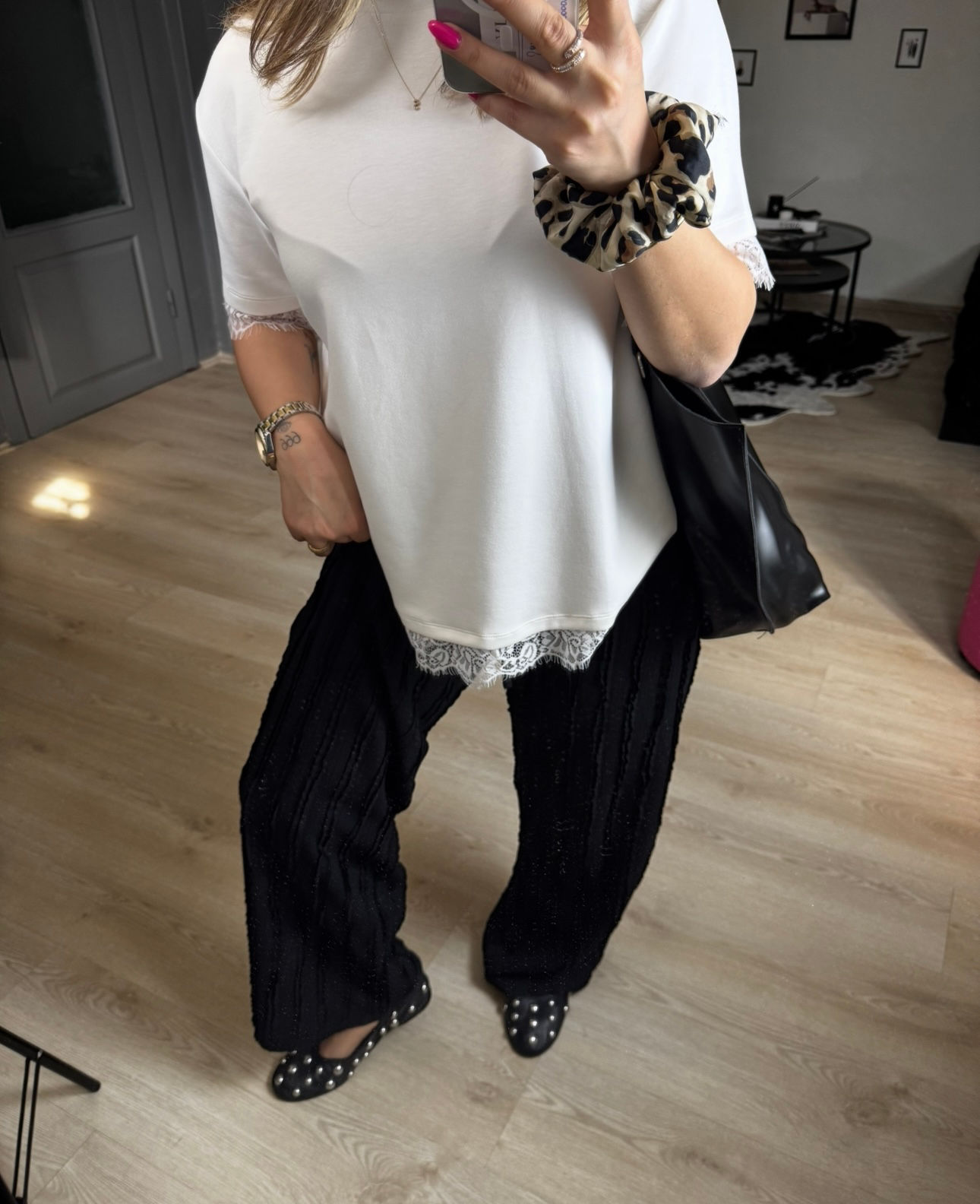 Fırfırlı Palazzo Pantolon