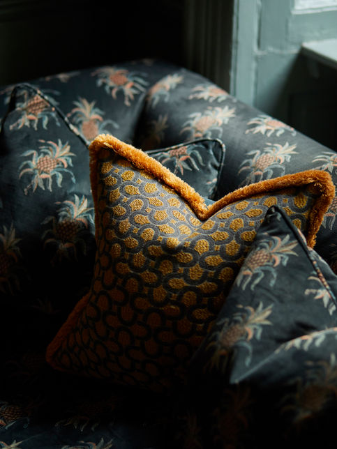 Scatter cushions at a hotel. An Origin commercial project.