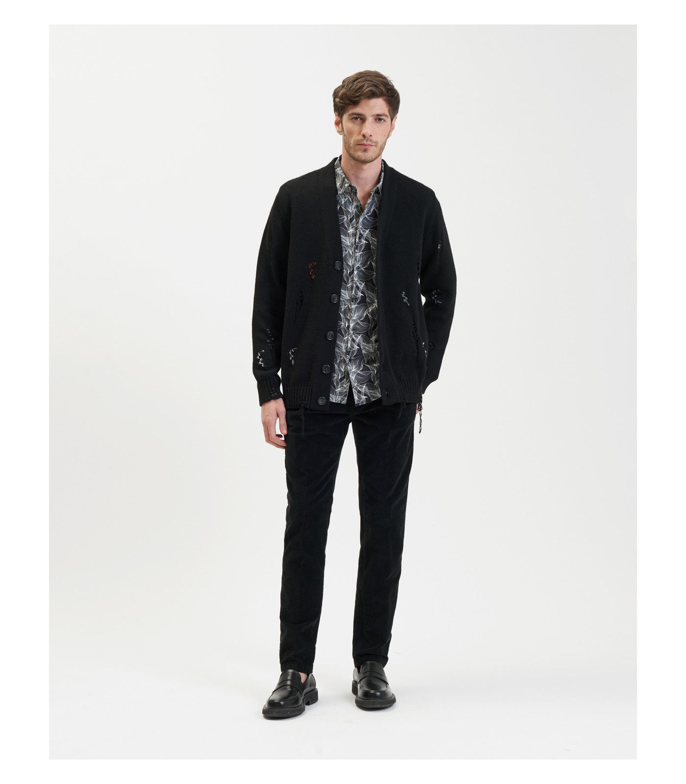 Camicia in fantasia floreale